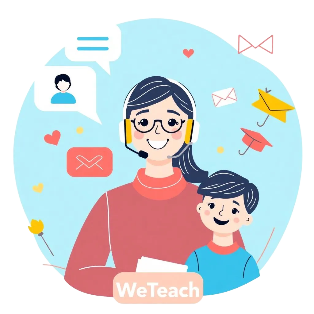 WeTeach support illustration